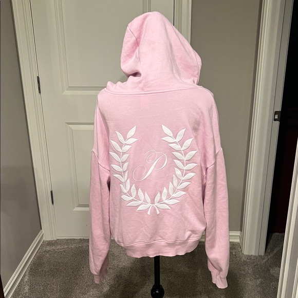 PINK Victoria's Secret Soft Pink Zip-Up Hoodie - Picture 7 of 10